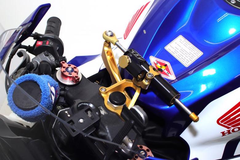 バイク用品 ハンドルHYPERPRO ハイパープロ CNCステダンステーSET 75mm BLK CBR600...