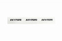 バイク用品 アクセサリーHYPERPRO ハイパープロ ショックパーツステッカー 154mmX13mm ラインなし22900183 4538792891200
