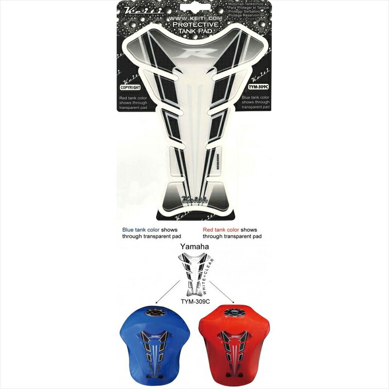 バイクパーツ 外装ケイティ タンクパッド ヤマハTYM309C 4548664513475YAMAHA/クリア