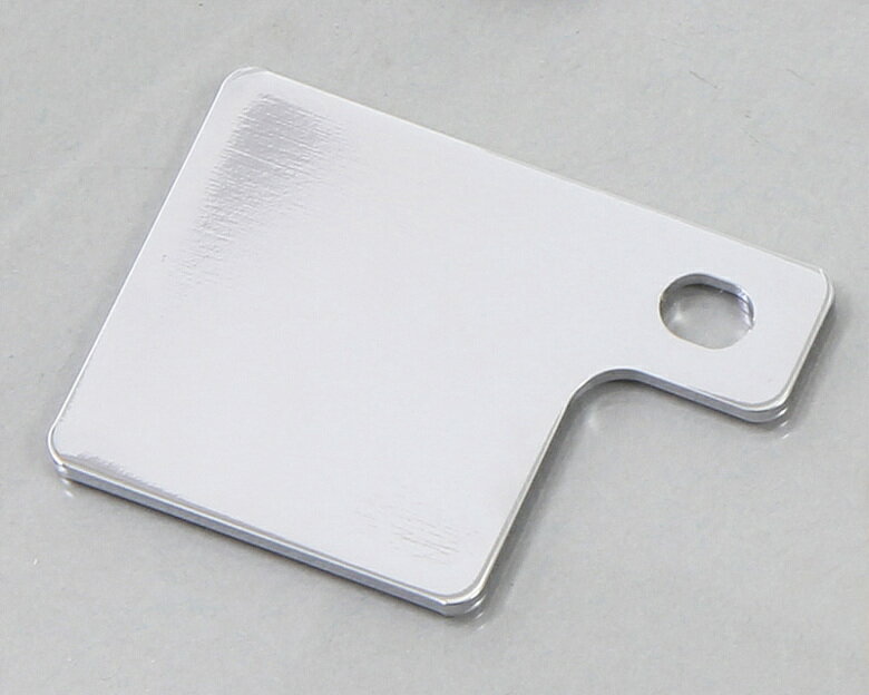 【5日前後で発送】 バイク用品 外装KITACO キタコ ジバイセキステッカープレート メッキ699-0000040 4990852085804取寄品