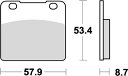 【5日前後で発送】 バイク用品 ブレーキ クラッチKITACO キタコ SBSブレーキパッド 577HS RG500γ777-0577020 499085204...