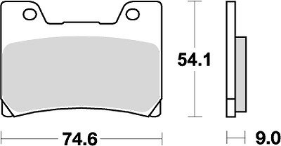 【5日前後で発送】 バイク用品 ブレーキ クラッチKITACO キタコ SBSブレーキパッド 645HS V-MAX 93-95777-0645020 4990852045600取寄品