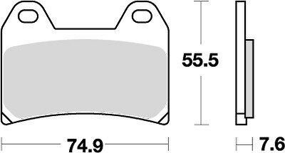 【5日前後で発送】バイク用品 ブレーキ クラッチKITACO キタコ SBSブレーキパッド 727HS CB400SF V-S 97-777-0727020 4990852046188(2)