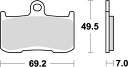 【5日前後で発送】バイク用品 ブレーキ クラッチKITACO キタコ SBSブレーキパッド 782HS ZX9R 02-777-0782020 49908520...