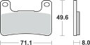 バイク用品 ブレーキ クラッチKITACO キタコ SBSブレーキパッド 806HS GSXR 04777-0806020 4990852046669