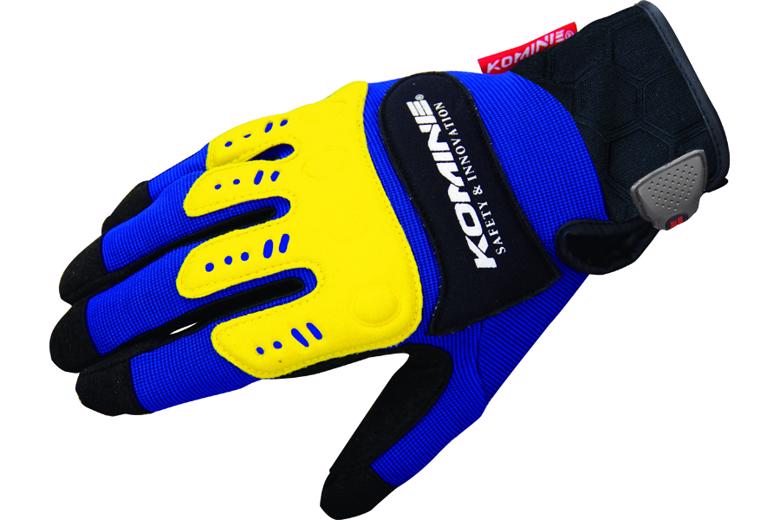 【5日前後で発送】 バイク用品 ウェア グローブコミネ GK-134 インストラクターグローブ BLU YEL ＃2XLKOMINE 06-134 取寄品