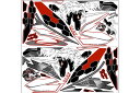 バイク用品 アクセサリーPLOT プロト デカールキット ユニコーンB レッド YZF-R3 R25 15-18PDK354UCB-R 454891659272...