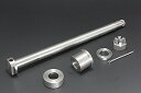 バイクパーツ ピーエムシー リア アクスルシャフトセット 156-5248 4589641232743ユニクロメッキ 750FX/MK2etc