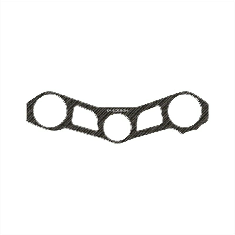 バイクパーツ ハンドルワンデザイン トップブリッジステッカー カーボン調PPSK19P 4548916998388ZX-10R 11-15