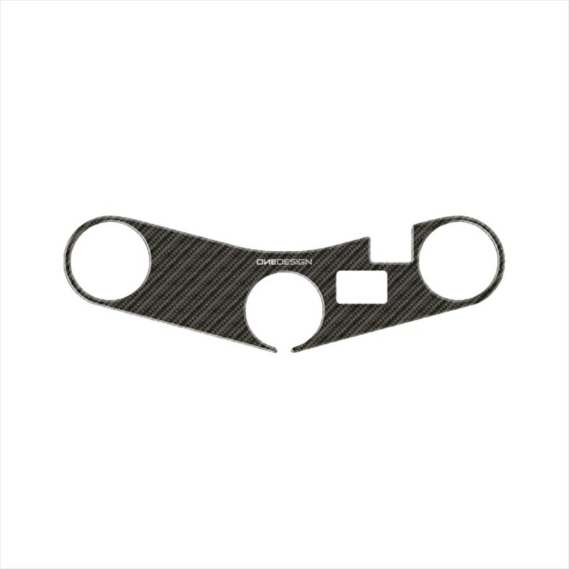 バイクパーツ ハンドルワンデザイン トップブリッジステッカー カーボン調PPSK16P 4549950281610ZX-9R 00-03