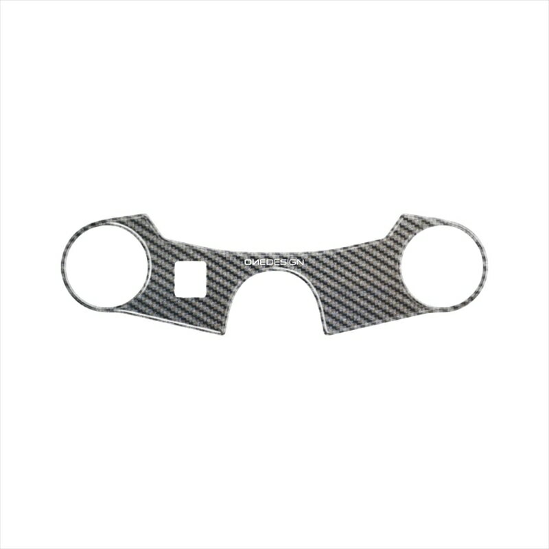 バイクパーツ ハンドルワンデザイン トップブリッジステッカー カーボン調PPSS24P 4549950281771GSX-R1000 05-06