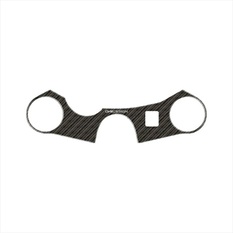 バイクパーツ ハンドルワンデザイン トップブリッジステッカー カーボン調PPSS25P 4549950281788GSX-R1000 07-08