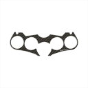 バイクパーツ ハンドルワンデザイン トップブリッジステッカー カーボン調PPSY4P 4549950491385FZ8 10-14