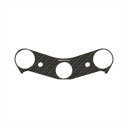 バイクパーツ ハンドルワンデザイン トップブリッジステッカー カーボン調PPSY19P 4549950560357YZF-R6 17-22