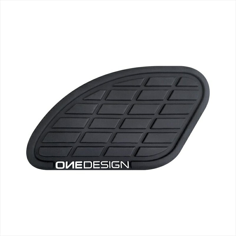 バイクパーツ 外装ワンデザイン タンクサイドパッド HDR ブラックHDR239 4549950620884174x97.5mm 汎用 ユニバーサル