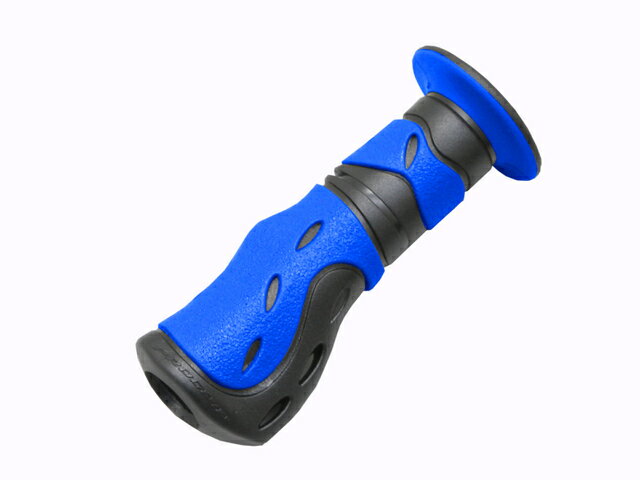 【PROGRIP】プログリップ PRO-GRIP ＊＃733 ブラック ブルー■カタログ品番：P054-2492■メーカー品番：78535■JAN：4909449428795適応車両： タイプ ： エンド貫通 色 ： ブラック／ブルー サイズ ： 長さ 130mm、内径22／25 キャッチフレーズ ： 握りやすさを実現した異形タイプのグリップです。耐震GELシリーズです。 適合 ： ユニバーサル[汎用] グリップ--- (カスタムパーツ…ハンドル＆コントロール) メーカー品番[カタログ品番] ： 78535 色[カラー] ： ブラック/ブルー サイズ ： 内径22／25 タイプ ： ＃733 全長[長さ] ： 130mm 備考 ： ＊取り付け角度にご注意ください ＊耐震GELの材質は溶剤に弱いため、PROGRIP耐震GELタイプ専用接着剤（63207）をご使用ください 画像注意書き ： ■商品分類：バイク用品、オートバイ（モーターサイクル）パーツ ■カテゴリ：車、バイク、自転車 ＞ バイク ＞ ハンドル ＞ グリップ ＞ アルミ＆ラバーグリップ ■対象：男性(メンズ)、女性(レディース) ■用途：ツーリング(ロングツーリング)、通勤、通学 ※号機番号と適応車種を必ずご確認のうえ、ご注文くださいますようお願い致します。ご不明点等は、ご注文前にお問合せください。 ※掲載商品と実際の商品との色合いが異なる場合がございます。ご了承の程、宜しくお願い致します。 ※商品は予告なく仕様の変更や販売を終了している場合がございますので予めご了承下さい。 ※画像は装着画像や塗装済みのイメージ画像の場合がございます。 ※画像に含まれる、小道具等は商品には含まれておりません。 ※画像は装着イメージです。車両本体は商品に含まれておりません。