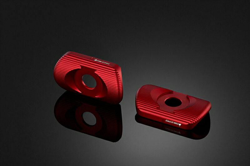 バイクパーツBIKERS(バイカーズ) チェーンアジャスタープレート マットレッド H0440-RED4549950839293R..