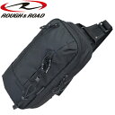 【5日前後で発送】バイク用品バッグROUGH＆ROAD(ラフ＆ロード)SCHWARZ R ワンショルダー RR9556SWZコーデュラ CORDURA グローブホルダー付き SCHWARZ 取寄品