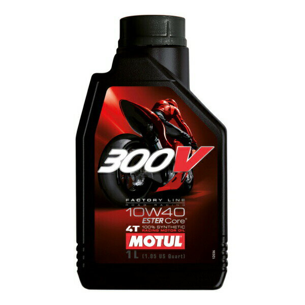 y݌ɗLzKi/MOTUL `[ 300V FACTORY LINE ROAD RACING10W40 1L s300Vt@Ng[C[h[VO 104120t