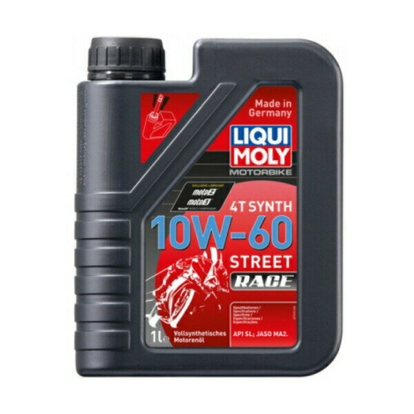 y5OŔz͂Ƃ̃IXXIy݌ɂzLIQUI MOLY Motorbike 4T Synth 10W-60 Street Race 1L sL [^[oCN [^[IC 20853 VZeBbN Moto2/Moto3 Xg[gE[Xt Z[