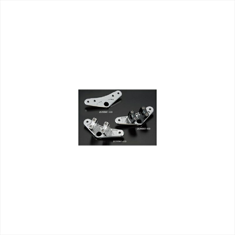 バイクパーツ ハンドルシフトアップ ビレットトップブリッジ Pハンドル205580-03 4582246486580SLV モンキー
