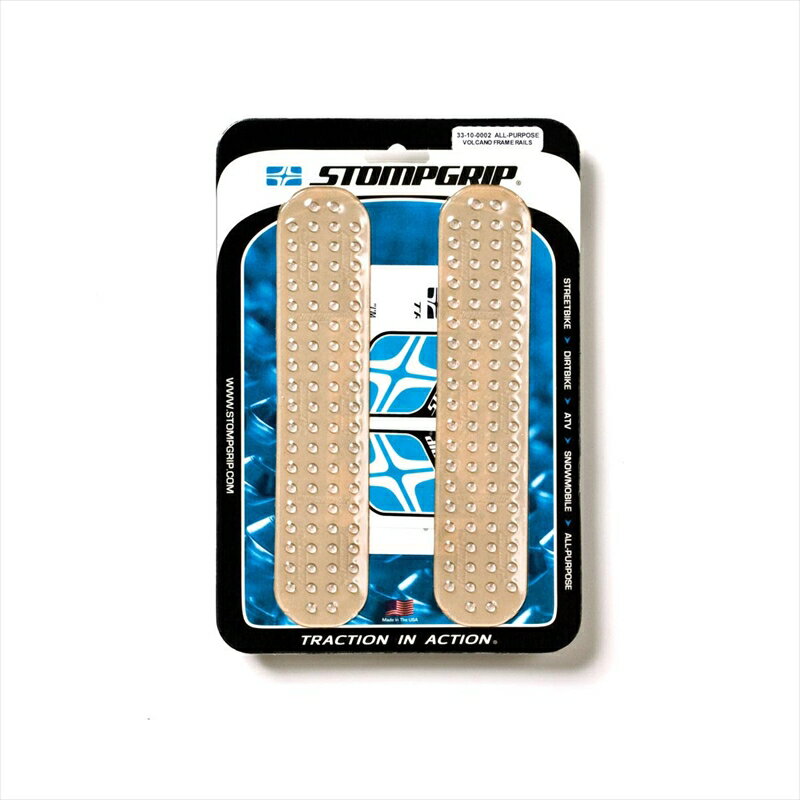 【5日前後で発送】 バイクパーツ 外装ストンプグリップ 汎用シート クリア 33-10-0002 4548664029013VOLCANO ミニストリップ(4.5x21)x2