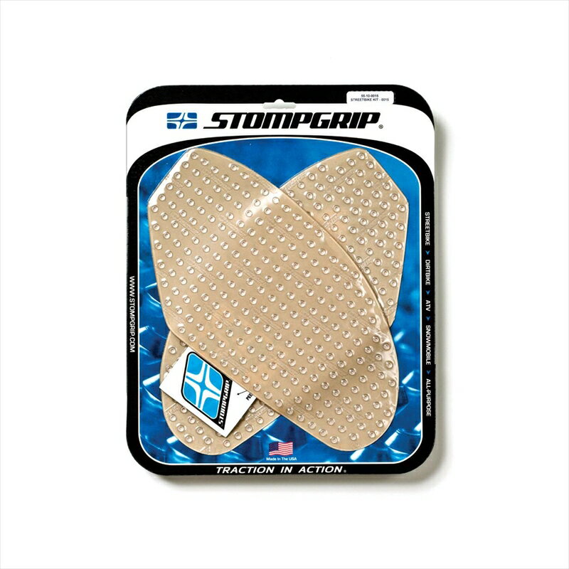 バイクパーツ 外装ストンプグリップ トラクションパッドタンクキット クリア55-10-0015C 4548664029334..