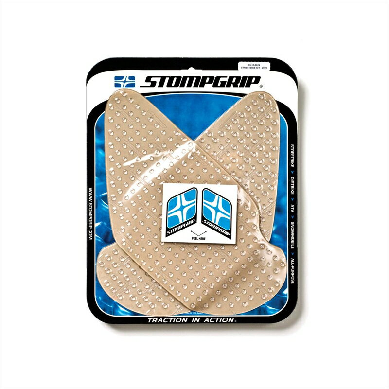 バイク用品 外装STOMPGRIP ストンプグリップ トラクションパッドタンクキット クリア ZX6R RR 03-04 ZZR600 05-1155-10-0029 4548664029471取寄品 セール