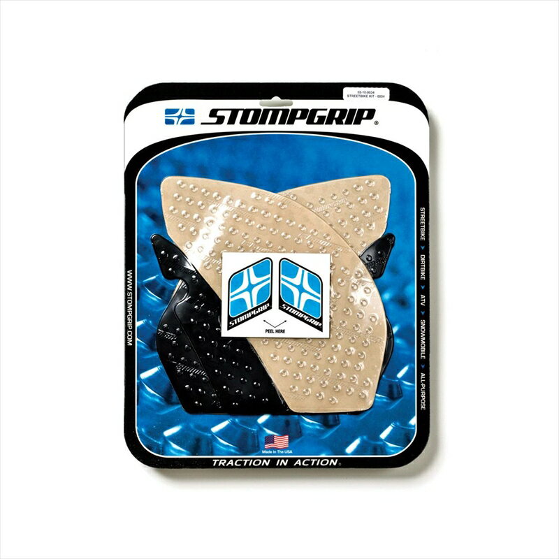 バイクパーツ 外装ストンプグリップ トラクションパッドタンクキットハイブリッド55-10-0034H 4548664029594VOLCANO ZX10R 08-10