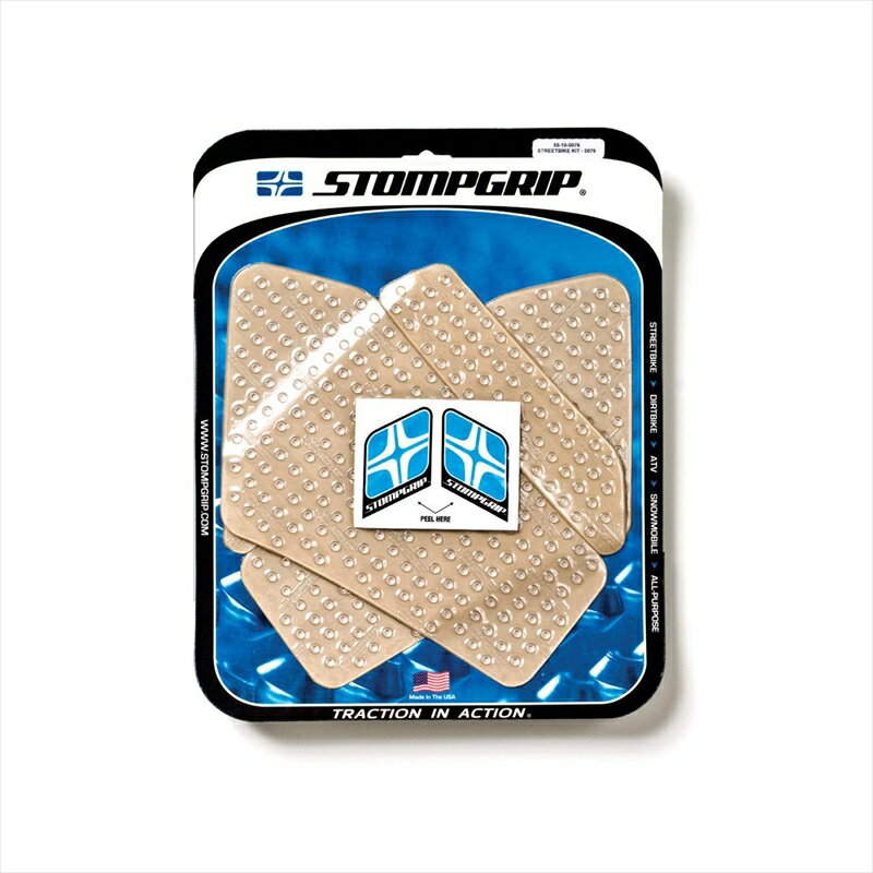 バイク用品 外装STOMPGRIP ストンプグリップ トラクションパッドタンクキット クリア DAYTONA650 04-0555-10-0076 4548664030071取寄品 セール