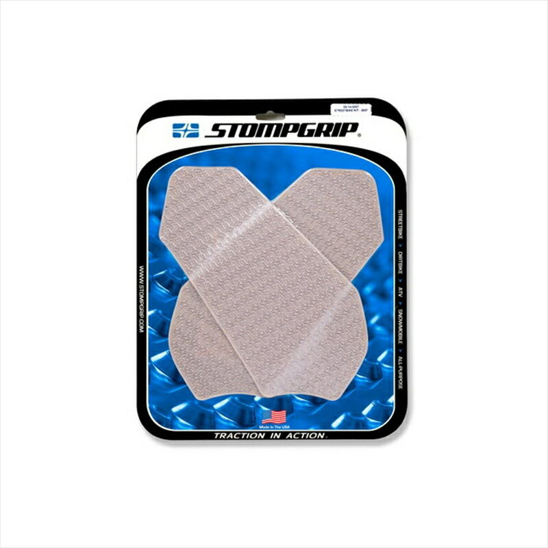 バイクパーツ 外装ストンプグリップ トラクションパッドタンクキット クリア55-14-0057C 4550255381820ICON GSX-R600/750 11-20