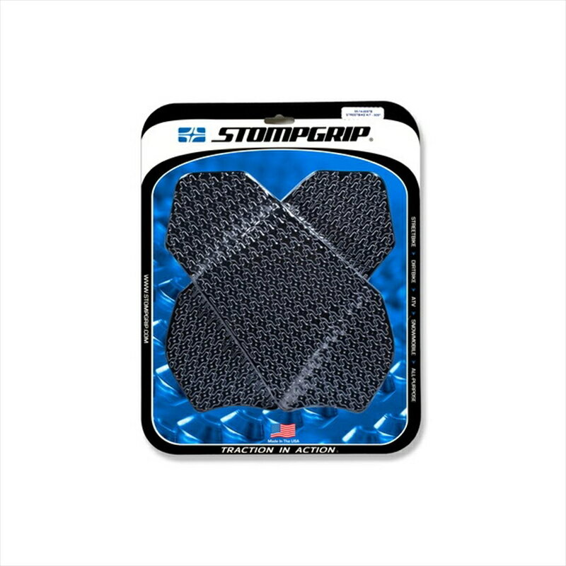 バイクパーツ 外装ストンプグリップ トラクションパッドタンクキット ブラック55-14-0057B 4550255381837ICON GSX-R600/750 11-20