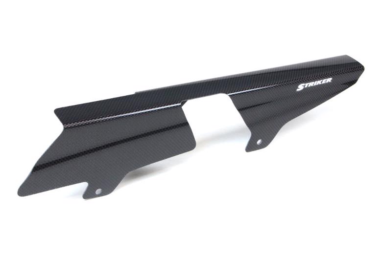 バイク用品 サスペンション ローダウンSTRIKER ストライカー カーボンチェーンカバー ZRX400SAD-CC27C 4548664582488取寄品 セール