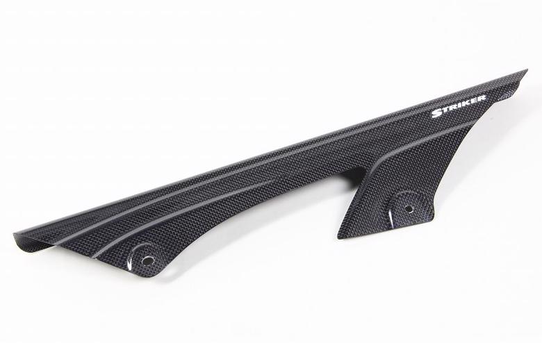 バイク用品 サスペンション ローダウンSTRIKER ストライカー カーボンチェーンカバー NINJA250RSAD-CC94C 4548664668151取寄品 セール