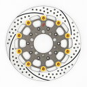 バイク用品 ブレーキ クラッチSUNSTAR BRAKE サンスター プレミアムR スリット&ホール L ZRX1200DAEG(φ310)ピン:ゴールドES2...