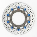 バイク用品 ブレーキ クラッチSUNSTAR BRAKE サンスター プレミアムR ホール MT-01(φ320)ピン:ブルーLS103W-BL 4589719...