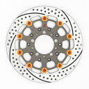 バイク用品 ブレーキ クラッチSUNSTAR BRAKE サンスター プレミアムR スリット&ホール L ZRX1200DAEG(φ310)ピン:オレンジES2...