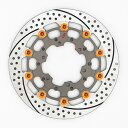 バイク用品 ブレーキ クラッチSUNSTAR BRAKE サンスター プレミアムR スリット&ホール L GSX-R1000(09-16)(φ310)ピン:オレ...