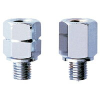バイク用品 ハンドルTANAX タナックス ネジケイヘンカンアダプタクロームメッキ 8mm-10mmCM-2 4510819200066
