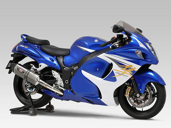 【GSX1300R HAYABUSA】 Slip-On HEPTA FORCE サイクロン EXPORT SPEC 政府認証 STC（チタンカバー/カーボンモデルモデルエンドタイプ）【110-509-L08G0】