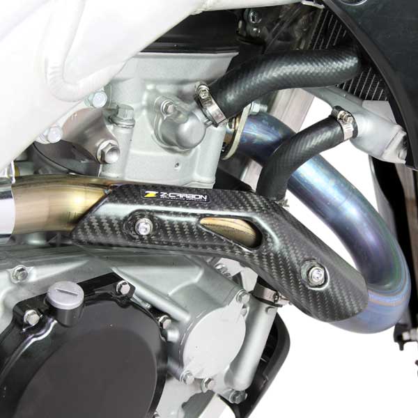 バイク用品 外装Z-CARBON ズィーカーボン EXパイプガード KX450F 10-14ZC31-3260 4547836109836