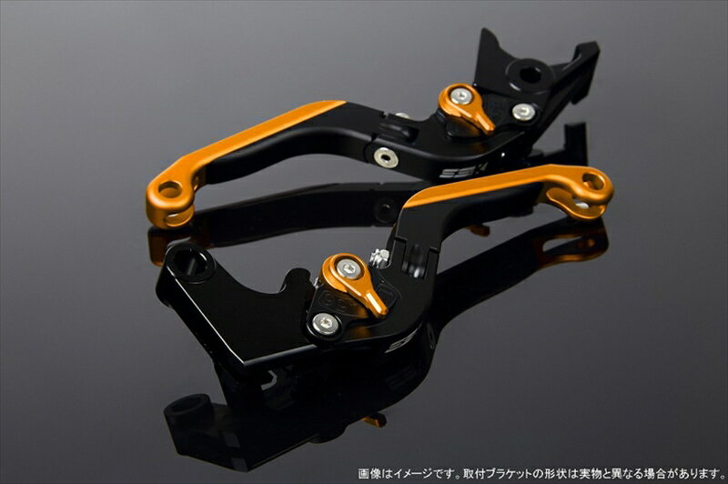 バイク用品 ハンドルエスエスケイ スピードラ SSKSPEEDRA アジャストレバー 可倒延長式 Mブラック Mゴールド MゴールドNINJA1000 17-18 Z1000 17-18 Z900RSLVGM028BK-GDGD 4580540608240