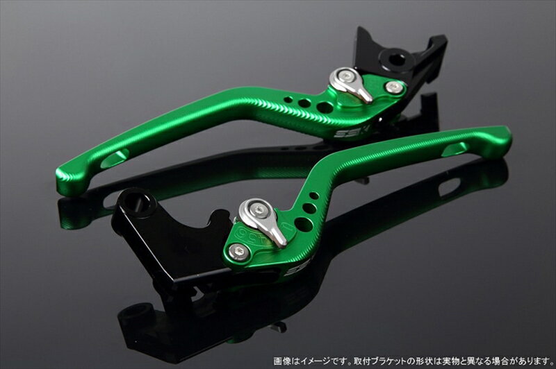 バイク用品 ハンドルエスエスケイ スピードラ SSKSPEEDRA アジャストレバー 3D ロング Mグリーン Mシルバー NINJA1000 17-18 Z1000 17-18 Z900RSLVEM028GN-SR 4589995312597取寄品 セール