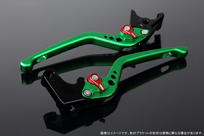 バイク用品 ハンドルエスエスケイ スピードラ SSKSPEEDRA アジャストレバー 3D ロング Mグリーン Mレッド NINJA1000 17-18 Z1000 17-18 Z900RSLVEM028GN-RD 4589995312627取寄品 セール