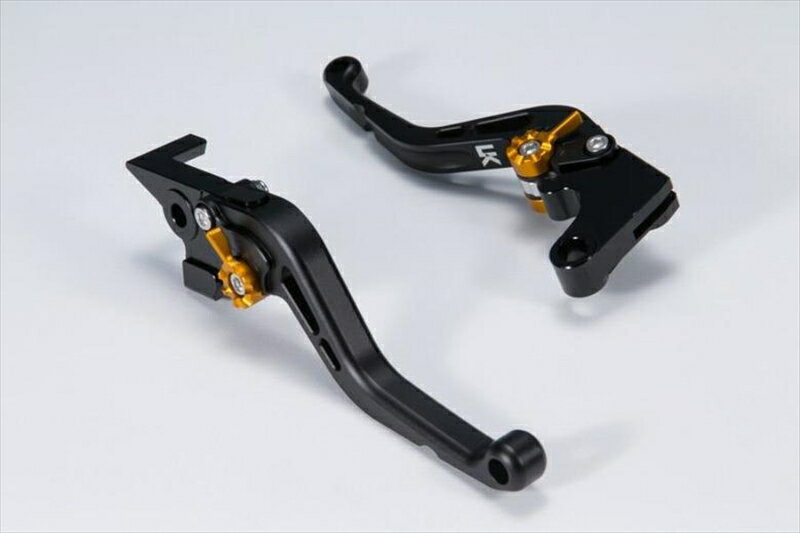 バイクパーツ ハンドルユーカナヤ レバーセット STD/ショート BK/TIDU050-120-0211 4550255767440(ツヤ..