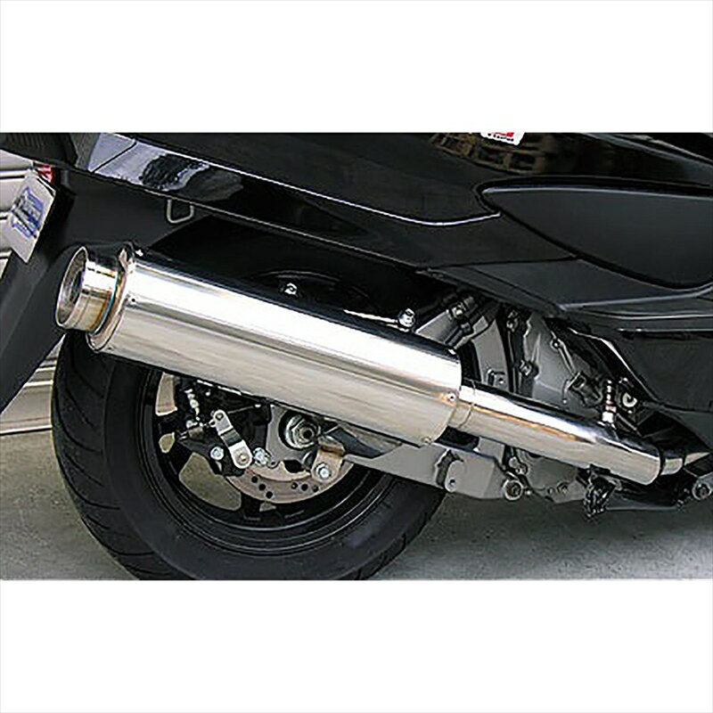 バイクパーツ マフラーウイルズウィン ビッグバズーカーマフラー312-01-01 4547424255815SKYWAVE250(CJ44/45/46)