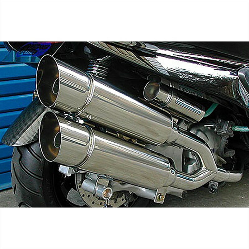 バイクパーツ マフラーウイルズウィン サイドバイサイドマフラー/ポッパー112-15-03 4547424303097MAJESTY250(5GM/SJ)