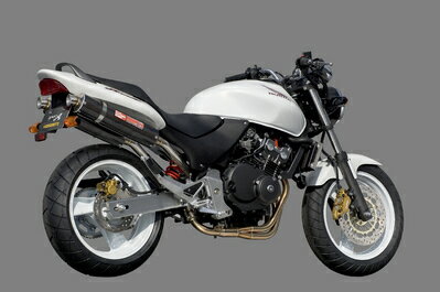 バイク用品 マフラーヤマモトレーシング ヤマモト.R ステン4-1-2カーボンサイレンサー キャタナシ HORNET25010253-82SCB 4521717004007取寄品 セール