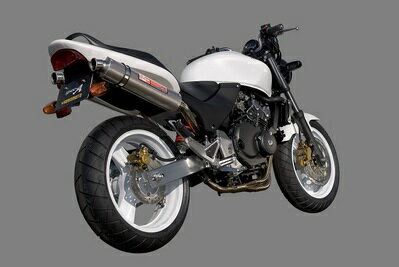 バイク用品 マフラーヤマモトレーシング ヤマモト.R ステン4-1-2 チタンサイレンサー キャタナシ HORNET25010253-82STB 4521717004052取寄品 セール