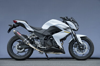 バイクパーツYAMAMOTOレーシング ヤマモト.R ステン スリップオン カーボンサイレンサー Z250 13-40253-01NCB 4521717300987